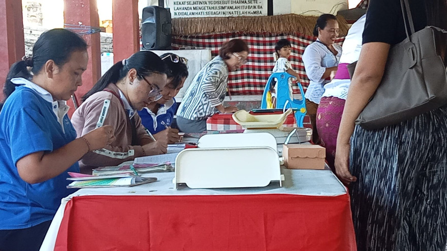 Posyandu ILP (Integrasi Layanan Primer) Balita dan Lansia Banjar Dauh Pangkung