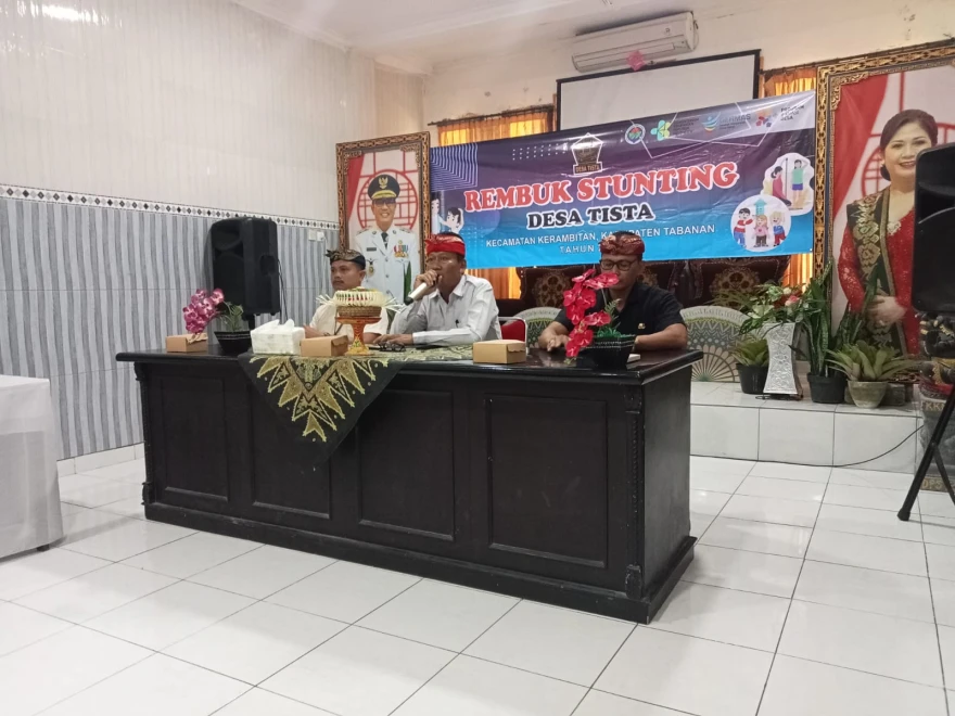 Kegiatan Rembuk Stunting Desa Tista